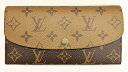 【菊地質店】【中古】ルイ・ヴィトン LOUIS VUITTON モノグラム・リバース ポルトフォイユ・エミリー 財布 M82157【送料無料】【質屋出店】【smtb-TK】＜16-2＞