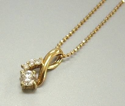 Black - 【菊地質店】【中古】K18 ダイヤモンド0.31ct 0.06ct ペンダントネックレス【送料無料】【質屋出店】【smtb-TK】＜13-15-5＞
