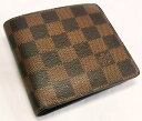 【菊地質店】【中古】ルイ・ヴィトン LOUIS VUITTON ダミエ ポルトフォイユ・マルコ 財布 N61675【送料無料】【質屋出店】【smtb-TK】＜17-4＞