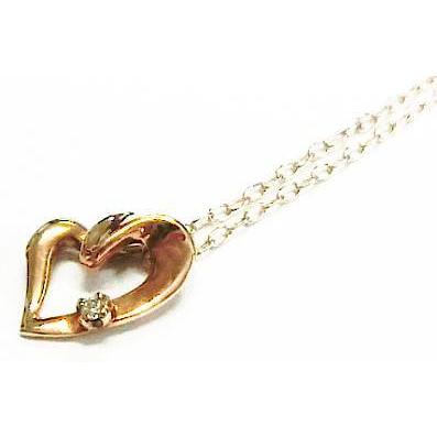 乐天商城 - 【菊地質店】【中古】K10 ダイヤモンド0.01ct ペンダントネックレス【送料無料】【質屋出店】【smtb-TK】＜13-13＞