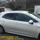 【大放出セール★25%OFF】 送料無料 新型 カローラスポーツ 210系 2018年6月〜 ウィンドウトリム ウェザーストリップモール ガーニッシュ ステンレ...