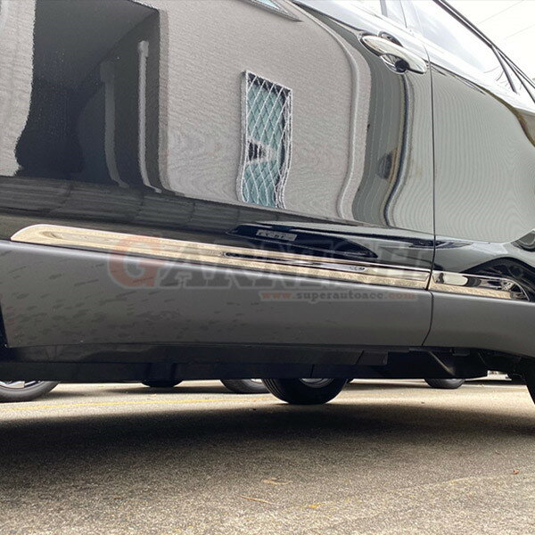 ドレスアップに最適 となりの車に差が付きます 3m超強力両面テープ施工済み 貼るだけの簡単取付 大人気 送料無料 トヨタ 新型 限定製作 ハリアー 80系 年6月 サイド ドアトリム ドアアンダーモール 外装 鏡面仕上げ ガーニッシュ ステンレス製 Harrier 高級感