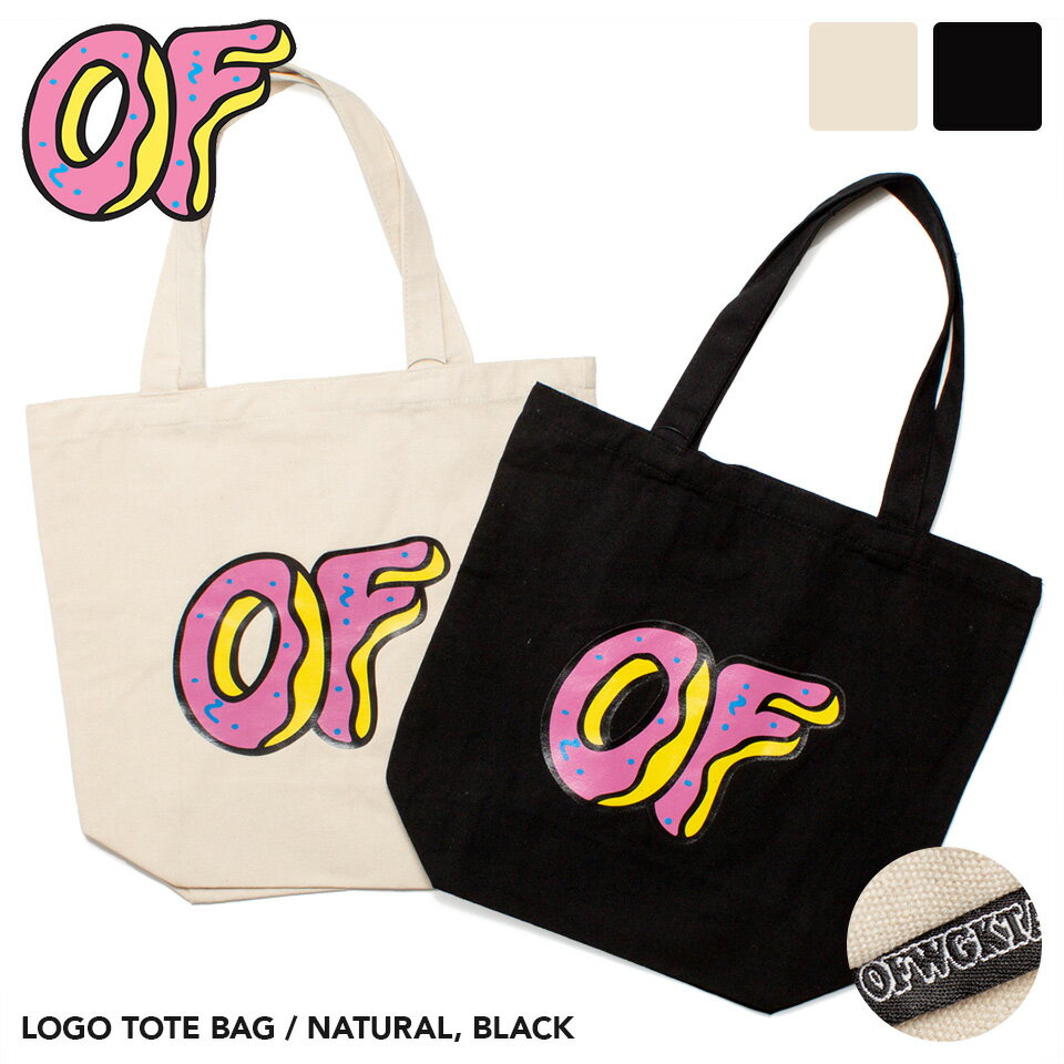 Rakuten - ODD FUTURE オッドフューチャー OFドーナツロゴ キャンバスバッグ LOGO CANVAS TOTE BAG