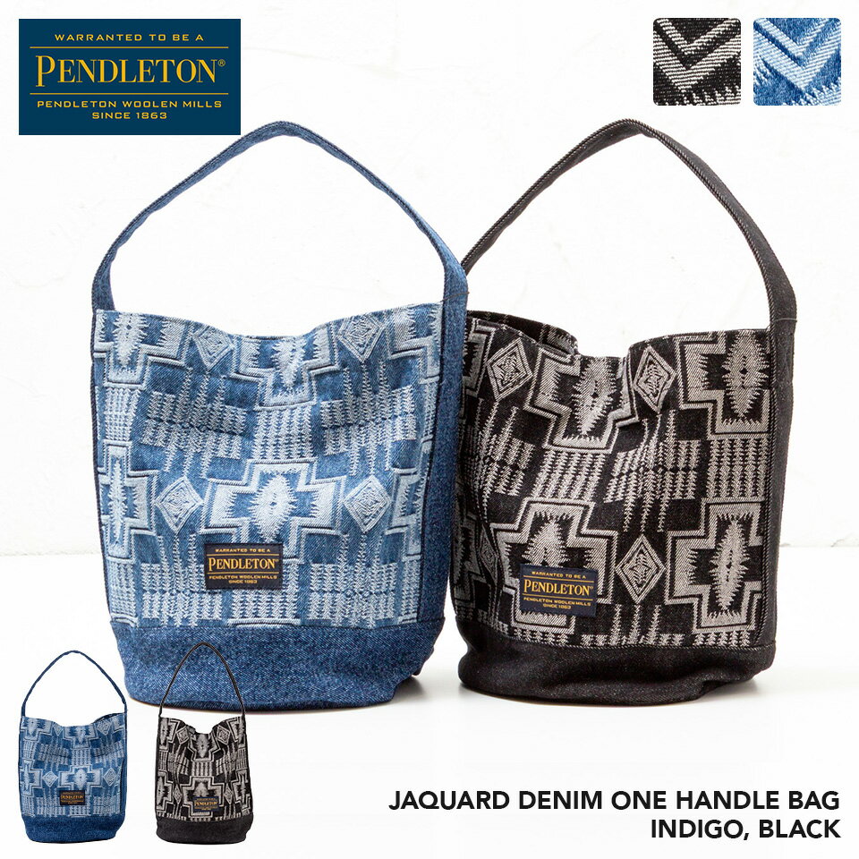 Rakuten - PENDLETON ペンドルトン ジャガードデニム ワンハンドルバッグ / PENDLETON WOOLEN MILLS JACQUARD DENIM ONE HANDLE BAG / レディース メンズ / ショルダーバッグ / 手提げ