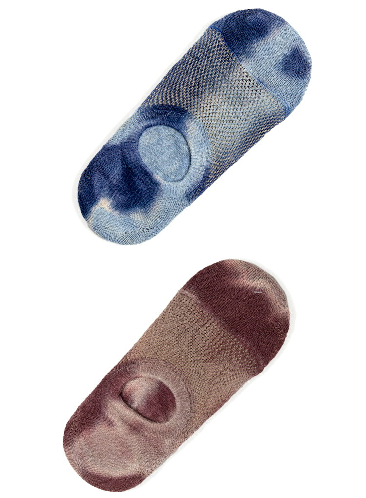 ANONYMOUSISM x GO HEMP アノニマスイズム ゴーヘンプ コラボ パイルタイダイ シューズイン ソックス 日本製 靴下 / ANONYMOUS ISM x GO HEMP PILE TIE DYE SHOES IN SOCKS タイダイ スニーカー ソックス 夏 買い回り くるぶし丈