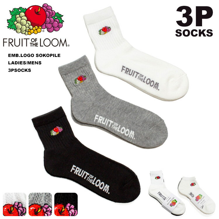 FRUITOFTHELOOMե롼ĥ֥롼[3­å]ݥȻɽѥ륯3På