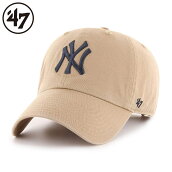 47BrandキャップフォーティーセブンブランドMLBNYニューヨークヤンキースクリーンアップキャップカーキ/Yankees'47CleanUpKhaki