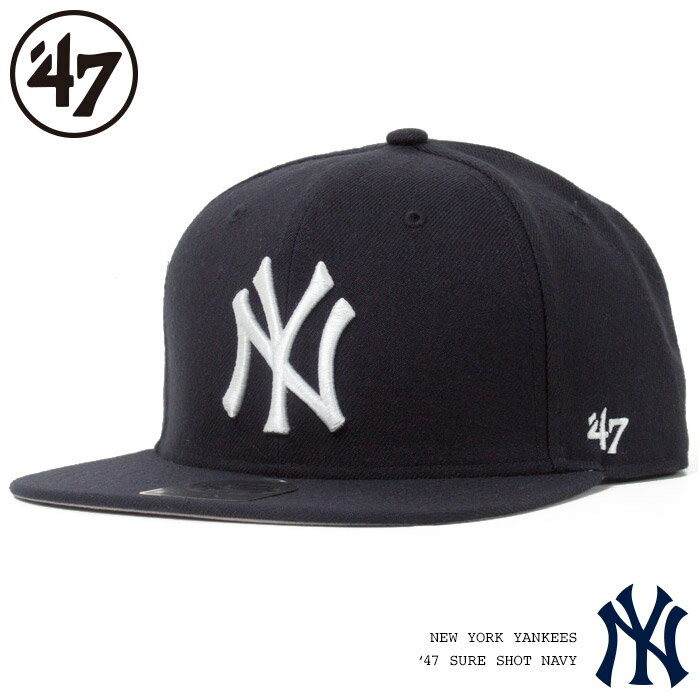 12/5١47BRAND եƥ֥֥ 󥭡 ץƥ ͥӡ å Yankees Sure Shot '47 Captain Navy ʥåץХå ١ܡ륭å ȥ졼ȥå BBå