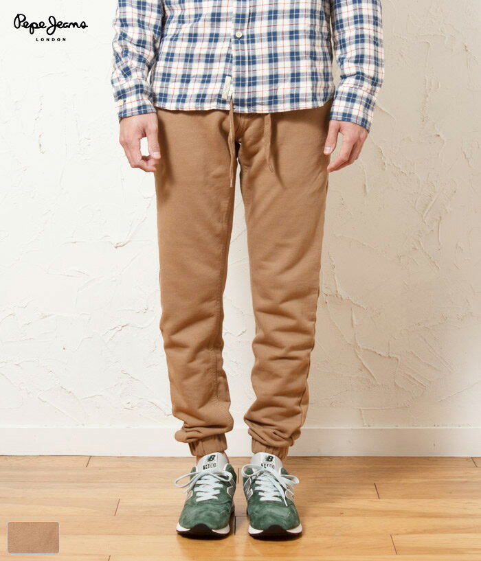 PEPE JEANS LONDON ペペジーンズ ローウエスト スウェット ジョガーパンツ / PEPE "SLACK" JOGGER Beige 