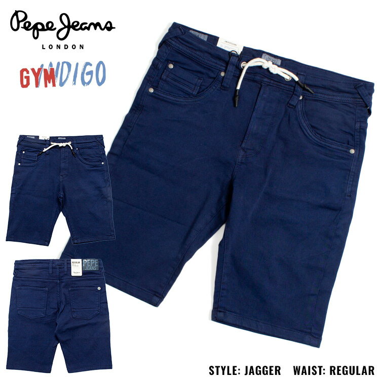 ['21ղƿ]PEPE JEANS LONDON ڥڥ 㥬 쥮顼 Хߥ塼 硼ȥѥ / PEPE JAGGER SHORT GYMDIGO BERMUDA SHORTS PM800720ڹŹʡ ϡեѥ ûѥ ä 쥤