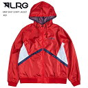 LRG エルアールジー メンズ ナイロンジャケット ウィンドブレーカー レッド / DROP SHOT SCRIPT JACKETS RED [J204001] 赤