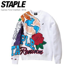 STAPLE PIGEON NYC ステイプル ピジョン ニューヨーク フローラ花柄 総柄プリント 裏起毛スウェット トレーナー / CYRESS FLORA CREWNECK 2201C6799