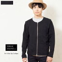 【送料無料】THREAD スレッド メンズ スリム メルトンウール フライトジャケット MA-1 #ブラック / THREAD Slim Wool MA-1 Jacket ミリタリー/アメカジ/細身/切替/MA1