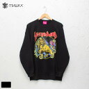 MISHKA NYC x Hi-Standard ミシカ ハイスタンダードコラボ スフィンクス クルーネック スウェットトレーナー / MISHKA×Hi-Standard SPHINX CREWNECK .BLACK バンド 90年代