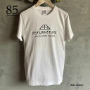 【Tシャツ】仏像様イラスト/85Furnitureロゴ「ずっと同じならたまには休みたいじゃん。」