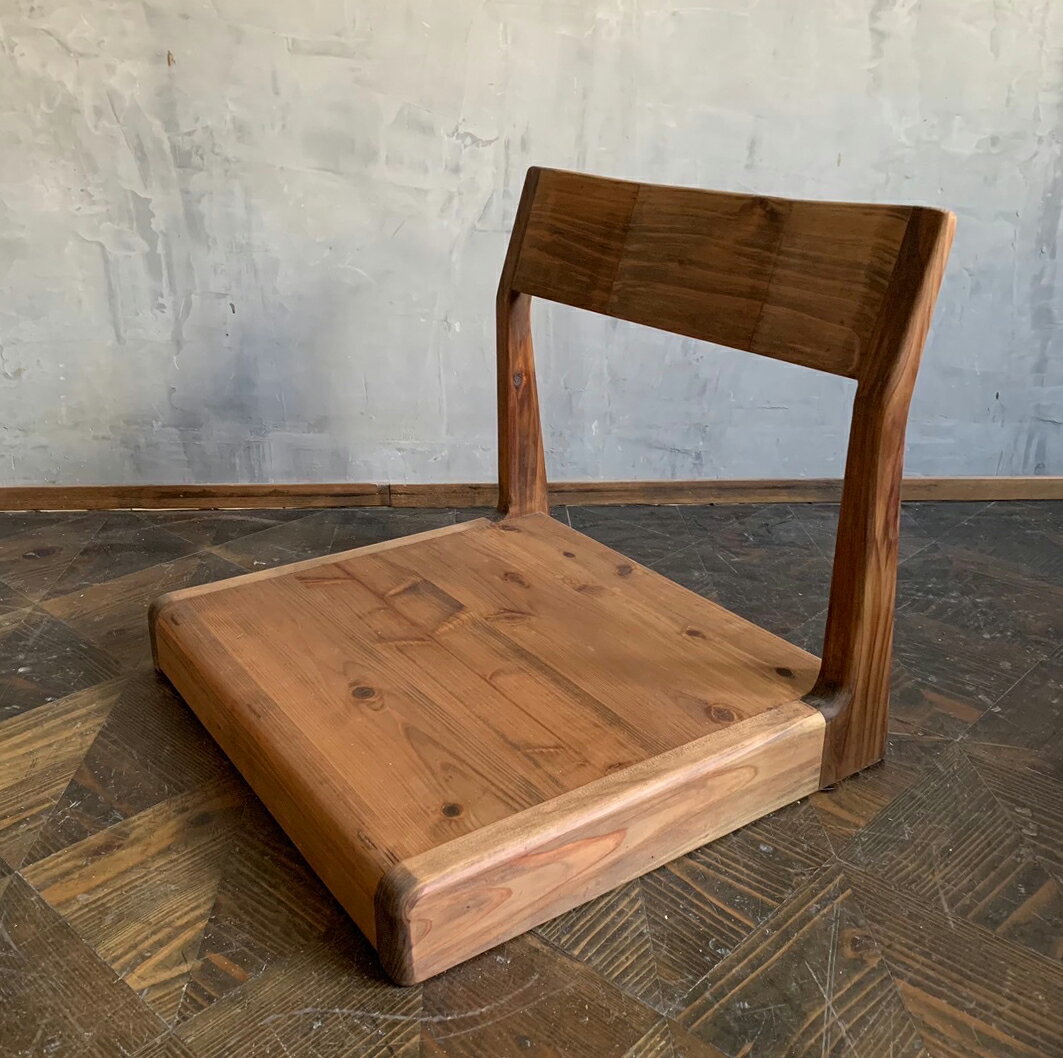 Rakuten - 【座椅子】 49×44cm　高さ43cm 無垢材 和風　座敷　和室　サイズオーダー可能