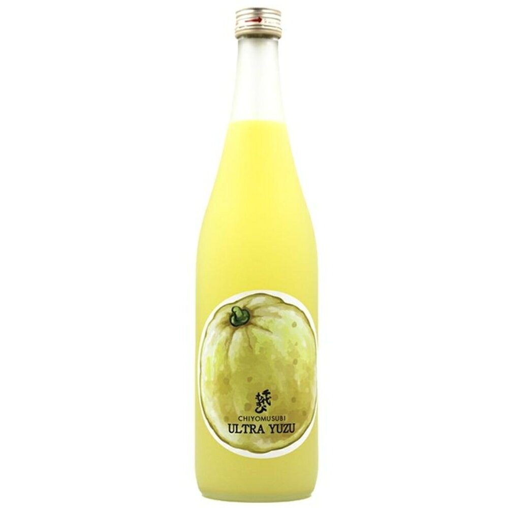 千代むすび ULTRA YUZU ウルトラユズ 720ml Kura Master 2026 プレジデント賞 最高賞受賞 柚子酒 ゆず酒 リキュール 果汁25％ 国産柚子 鳥取県 千代むすび酒造