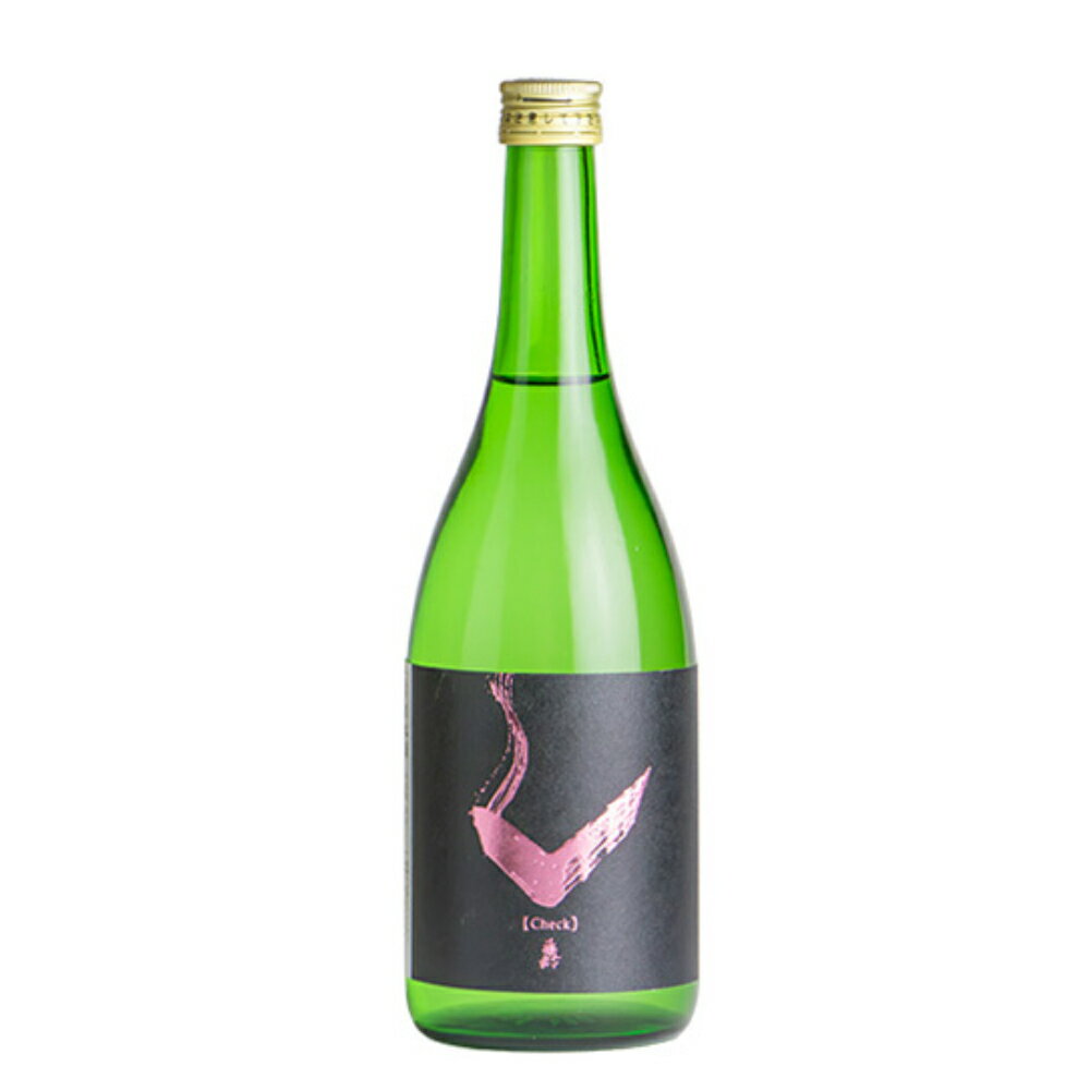 亀齢 Check「ピンク」 純米 無濾過原酒 720ml｜精米92%とは思えないクリーン辛口｜火入れ｜亀齢酒造