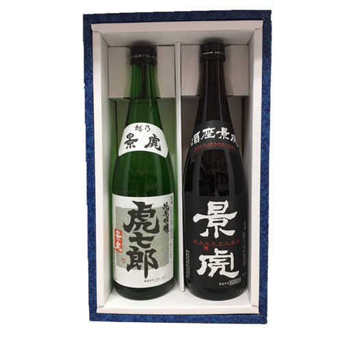 【限定流通販売】酒座 景虎 本醸造　通年の商品ですが生産量の少ない希少なお酒です。 食に合う味わいを追求した上質定番酒。 料理の味を際立たせ、あえて自己主張をしない。 食事の席では黒子に徹する。 そんな理想の食中酒を目指したのが酒座景虎です。 商品詳細 商品名 【日本酒】【正規特約店】越乃景虎【限定流通販売】酒座 景虎 本醸造+虎七郎　純米吟醸【化粧箱付】　720ml 特徴 香り 味わい 飲み方 商品説明 酒座 景虎 本醸造 食に合う味わいを追求した上質定番酒。 料理の味を際立たせ、あえて自己主張をしない。 食事の席では黒子に徹する。 そんな理想の食中酒を目指したのが酒座景虎です。 通年の商品ですが生産量の少ない希少なお酒です。 くお楽しみ頂けます。 【限定流通】越乃景虎 虎七郎 純米吟醸 「越乃景虎」ブランド中でも、先々代当主「虎七郎（とらしちろう）」の名前を冠した特別なお酒です。香り高く切れの良い純米吟醸酒です。淡麗辛口のすっきりとした味わいの中に、落ち着きと綺麗な旨味のある深い味わいです。口当たりが柔らかく飲みやすいので、料理を選ばずお楽しみ戴けます。 ※生産量が限られているため、越乃景虎の特約店の中でも酒座とともに限定されたお店のみの取り扱いとなります。 内容量 720ml ご注意 開封後はお早めにお飲みください。 保存方法 冷暗所 原料米 ■蔵元 諸橋酒造株式会社 蔵元 諸橋酒造&nbsp;