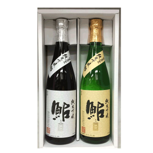 楽天地酒・焼酎専門林屋酒店★ 日本酒 正規特約店 鮎正宗 鮎 純米吟醸　金ラベル銀ラベルセット　720ml 御歳暮　御歳暮ギフト