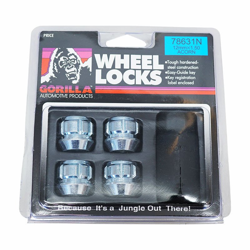 GORILLA ゴリラ 貫通ロックナット M12×P1.5 60°テーパー 4本セット トヨタ ホンダ マツダ 三菱 ダイハツ
