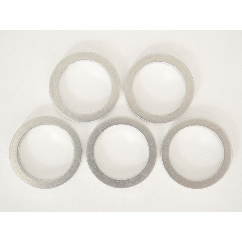 ポルシェ アルミ ドレンワッシャー ドレンガスケット 24mm（内径18mm）×厚さ1.5mm 5個セット 適合純正..