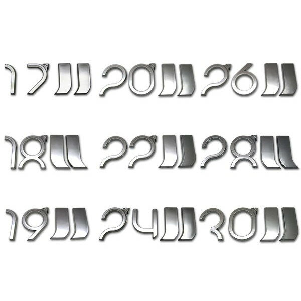 ホイールサイズ　クローム エンブレム