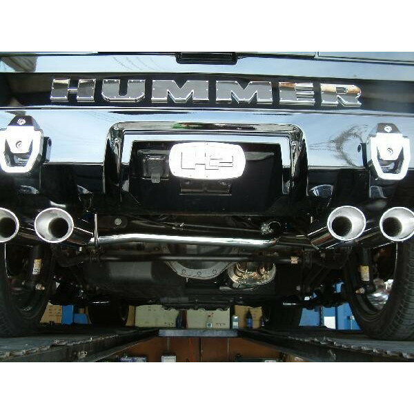 03-06y HUMMER/ハマー H2　CROSS オールステンレスマフラー 4本出し