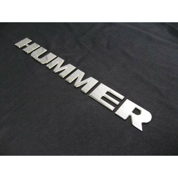 【CODE9】08-09y HUMMER/ハマー H2　S/S ミニグリル レター ミニグリル ロゴ バンパーレター エンブレム ディンプルタイプ