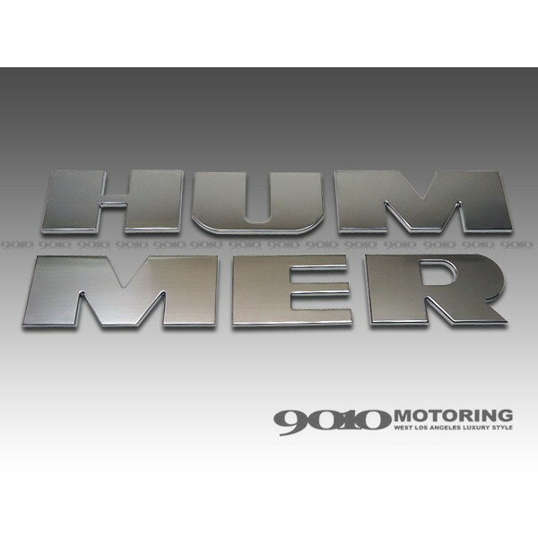 【CODE9】HUMMER/ハマー H2　ビレット リアバンパーレターロゴ　スムースタイプ