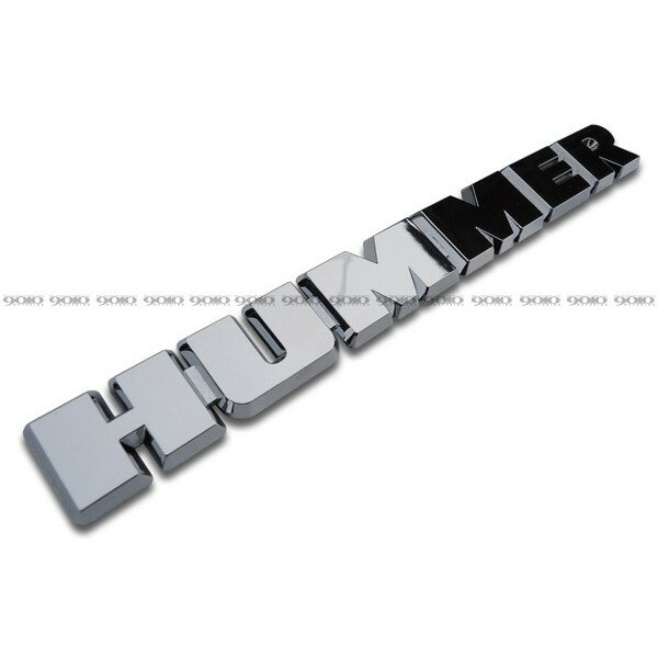 ハマー ◆HUMMER◆ ロゴ クロームエンブレム H2/H3