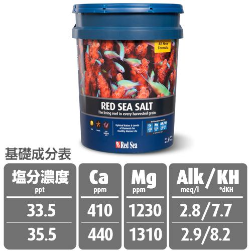 【送料無料】　レッドシーソルト 22kg　バケツタイプ　人工海水