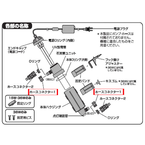 カミハタ T-TZ　9W　ホースコネクター1