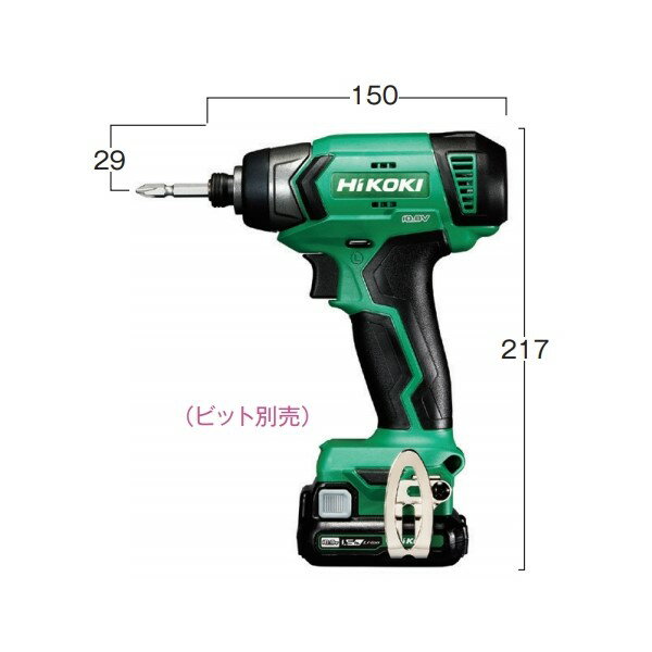 【インボイス対応】HiKOKI-ハイコーキ(旧:日立工機)10.8V1.5AhインパクトドライバWH12DA(2ES)【日本全国送料無料】【代引き発送不可】【ポイント消化にどうぞ】 ハイコーキ(旧:日立工機) 充電タイプオフィスに工場に職人さんにDIY女子に インパクトドライバー