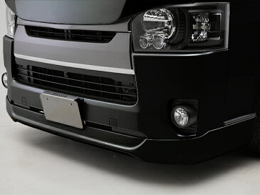 エセックス フロントリップスポイラーVer.4■4型ナロー用■ABS製■ブラックマイカ(209)CRS シーアールエス ESSEX 200系ハイエース【代引き不可】