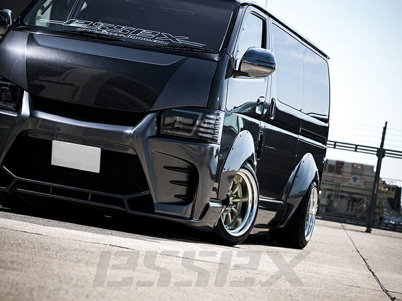 CRS ESSEX■ナローワイド共通 1型〜7型対応■スーパーオーバーフェンダーカラー：未塗装 FRP製