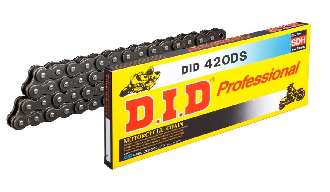 DID 420DS-100L RJ(クリップ) 4525516105156　大同工業株式会社 D.I.D バイクチェーン