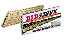 DID 428VX-124L ZJ(カシメ) GOLD 4525516378734 大同工業株式会社 D.I.D バイクチェーン