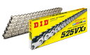 DID 525VX3-108L FJ(軽圧力クリップ) SILVER 4525516398190 大同工業株式会社 D.I.D バイクチェーン
