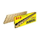 DID 520VX3-60L FJ(クリップ) GOLD 大同工業株式会社 D.I.D バイクチェーン