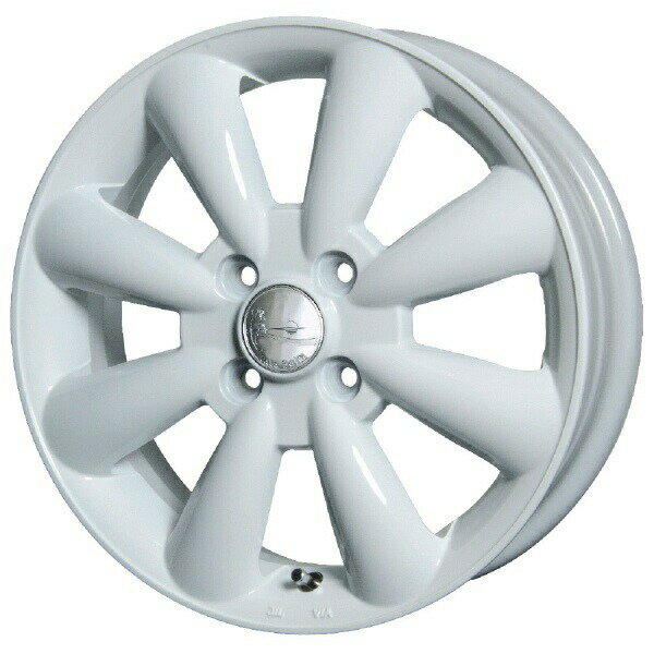 HOT STUFF LaLa Palm KC-8 13インチ 4.0J 4H100 +43 ホワイト