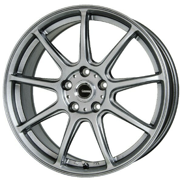 HOT STUFF G・SPEED G-01 18インチ 7.5J 5H100 +53 メタリックシルバー