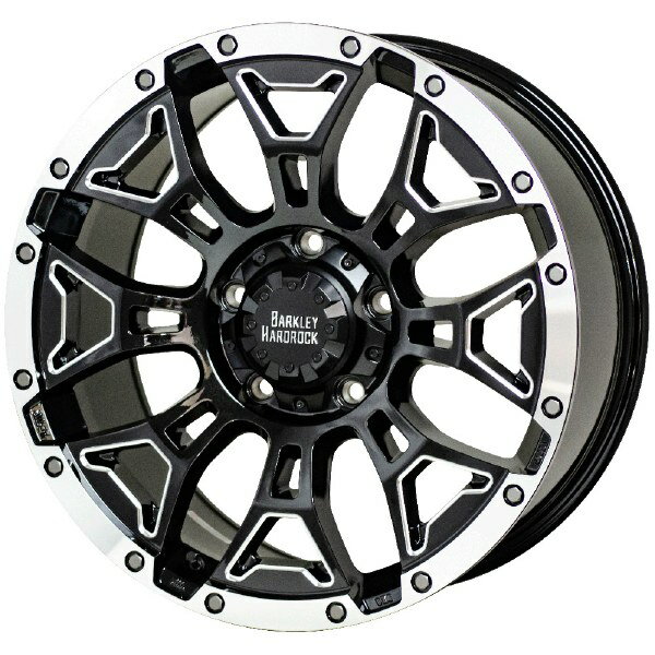 HOT STUFF BARKLEY HARDROCK ELBERT 18インチ 7.5J 5H114.3 +38 ブラックサイドマシニング＆リムポリッシュ