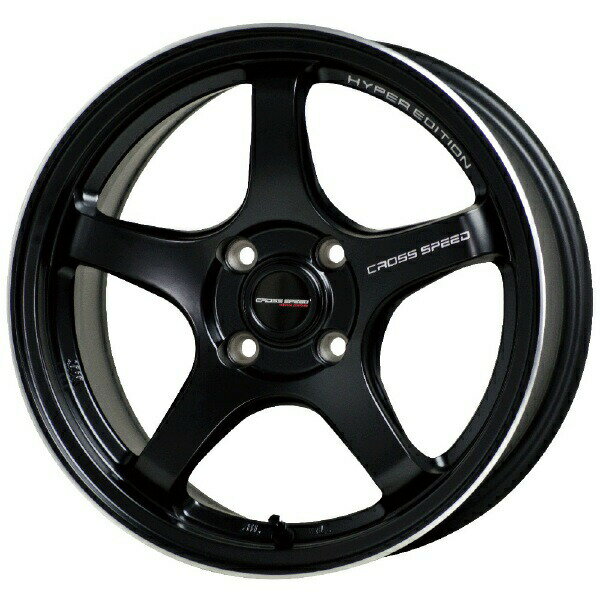 樂天商城 - HOT STUFF CROSS SPEED HYPER EDITION CR5 15インチ 7J 4H100 +28 セミグロスブラック