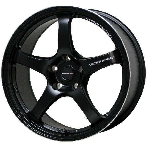 樂天商城 - HOT STUFF CROSS SPEED HYPER EDITION CR5 18インチ 9.5J 5H114.3 +35 セミグロスブラック