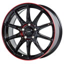 HOT STUFF G・SPEED P-05R 18インチ 7J 5H114.3 +48 ブラック&レッドクリア