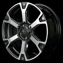 4本セット MID NITRO POWER WARHEAD-S 17インチ 7J 5H114.3 +45 DG/MC(ダークガンメタ/ミラーカット)