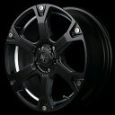 4本セット MID NITRO POWER WARHEAD-S 17インチ 7J 5H114.3 +45 SB/UP(セミグロスブラック/アンダーカットP)