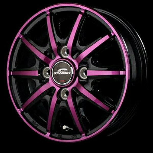 MID SCHNEIDER RX10-K 12インチ 3.5J 4H100 +42 PURPLE BKP/クリスタルパープルクリア