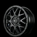 4本セット MID NITRO POWER M28 バレット-KC 15インチ 5J 4H100 +48 SB セミグロスBK